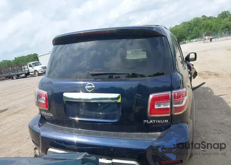 2017 Nissan Armada Platinum z USA, uszkodzony, nr VIN JN8AY2NC3H9505926